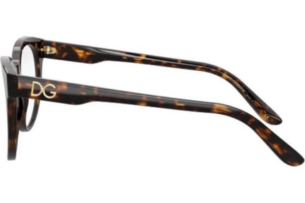 Okulary korekcyjne Dolce & Gabbana DG3334 502 Okrągłe Havana