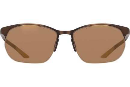 Okulary przeciwsłoneczne Nike IH0911X 201 Prostokątne Brązowe