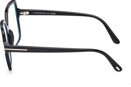 Okulary korekcyjne Tom Ford FT6063-B 001 Kwadratowe Czarne
