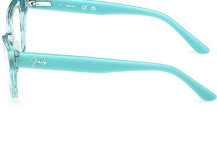 Okulary korekcyjne Guess GU50264 087 Kocie oczy Niebieskie