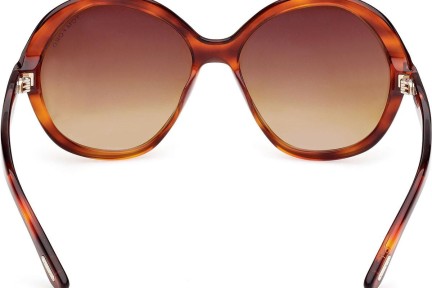 Okulary przeciwsłoneczne Tom Ford Annabelle 02 FT1282 54F Okrągłe Havana