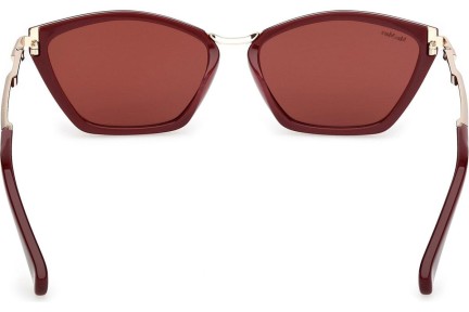 Okulary przeciwsłoneczne Max Mara Miller 7 MM0162 69S Kocie oczy Czerwone
