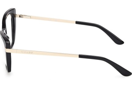 Okulary korekcyjne Guess GU50246 001 Kocie oczy Czarne