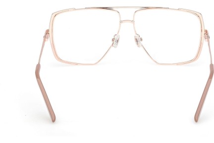 Okulary korekcyjne Guess GU50248 058 Kocie oczy Brązowe