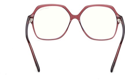 Okulary korekcyjne Tom Ford FT6062-B 071 Kwadratowe Czerwone