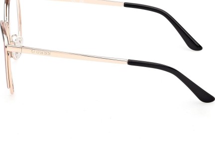 Okulary korekcyjne Guess GU50250 005 Okrągłe Złote