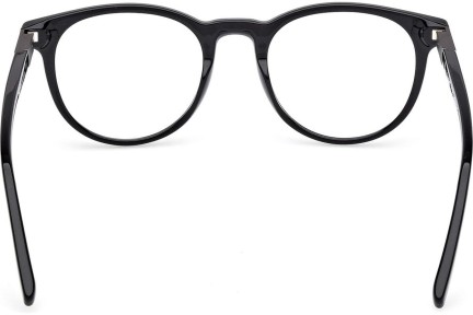 Okulary korekcyjne Timberland TB50071 001 Okrągłe Czarne