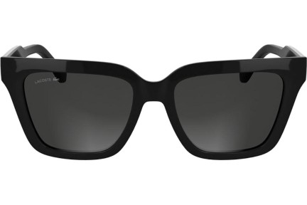 Okulary przeciwsłoneczne Lacoste L6063S 001 Kocie oczy Czarne