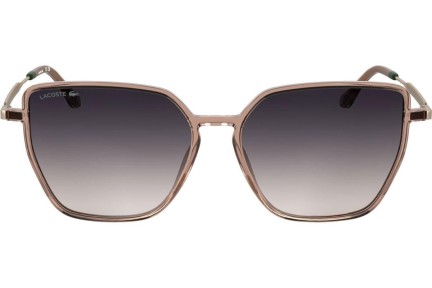 Okulary przeciwsłoneczne Lacoste L6062S 662 Kocie oczy Brązowe