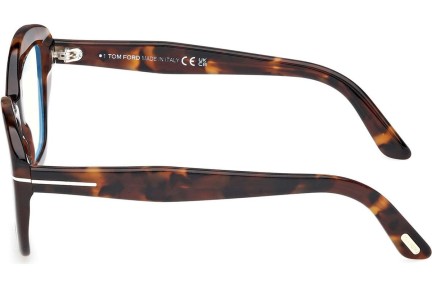 Okulary korekcyjne Tom Ford FT6044-B 052 Kocie oczy Havana