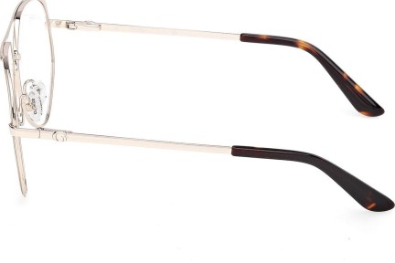 Okulary korekcyjne Guess GU50247 033 Pilotki (Aviator) Złote