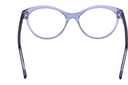 Okulary korekcyjne Guess GU50273 090 Kocie oczy Niebieskie