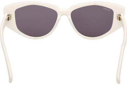 Okulary przeciwsłoneczne Max Mara Lee 4 MM0161 21A Kocie oczy Białe