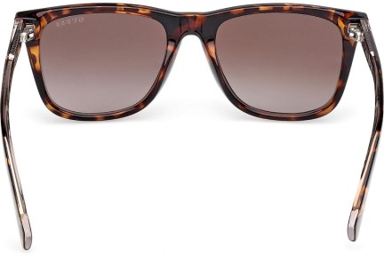 Okulary przeciwsłoneczne Guess GU00227 52F Kwadratowe Havana