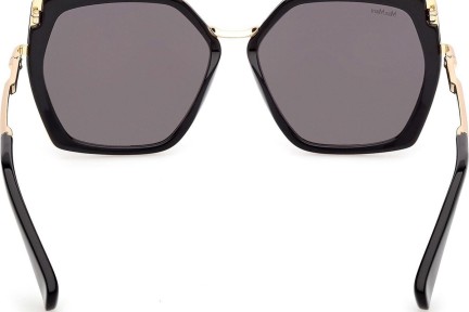 Okulary przeciwsłoneczne Max Mara Miller 5 MM0136 01A Kocie oczy Czarne