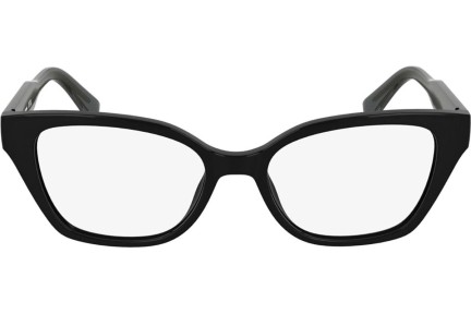 Okulary korekcyjne Lacoste L2983 001 Kocie oczy Czarne