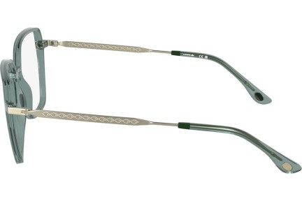 Okulary korekcyjne Lacoste L2981 400 Kocie oczy Niebieskie