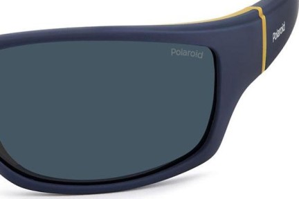 Okulary przeciwsłoneczne Polaroid PLD2135/S 2FN/C3 Prostokątne Niebieskie