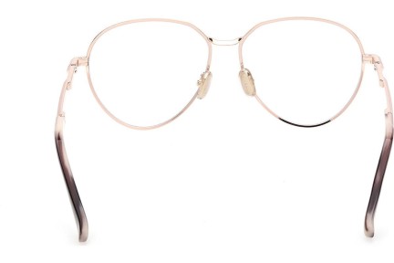 Okulary korekcyjne Max Mara MM5178 028 Okrągłe Złote