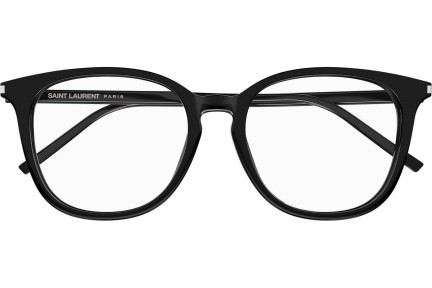 Okulary korekcyjne Saint Laurent SL724/F 001 Kocie oczy Czarne