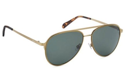 Okulary przeciwsłoneczne Fossil FOS2160/G/S 577/QT Pilotki (Aviator) Złote
