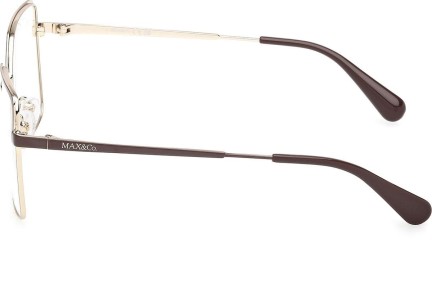 Okulary korekcyjne Max&Co. MO5097 32B Kwadratowe Złote