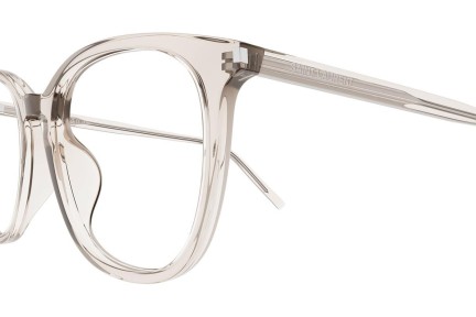 Okulary korekcyjne Saint Laurent SL724/F 003 Kocie oczy Brązowe