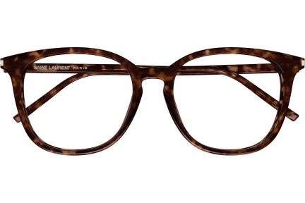 Okulary korekcyjne Saint Laurent SL724/F 002 Kocie oczy Havana