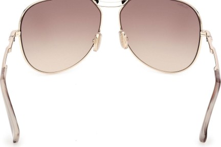 Okulary przeciwsłoneczne Max Mara Miller 2 MM0134 32F Pilotki (Aviator) Złote
