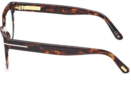 Okulary korekcyjne Tom Ford FT6066-B 055 Prostokątne Havana
