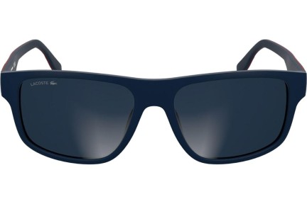 Okulary przeciwsłoneczne Lacoste L6057S 424 Prostokątne Niebieskie