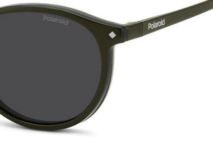 Okulary korekcyjne Polaroid PLD6137/CS TBO/M9 Okrągłe Zielone
