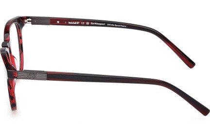Okulary korekcyjne Timberland TB50071 066 Okrągłe Czerwone