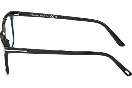 Okulary korekcyjne Tom Ford FT6039-B 001 Prostokątne Czarne