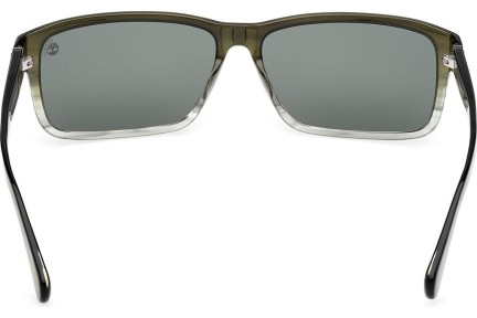 Okulary przeciwsłoneczne Timberland TB00053 98R Polarized Prostokątne Zielone