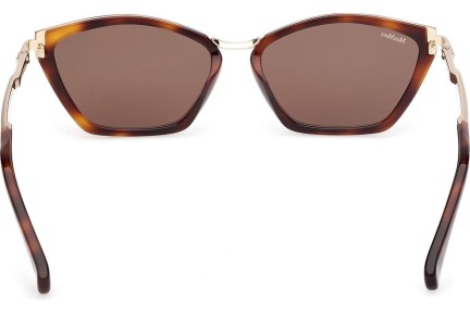 Okulary przeciwsłoneczne Max Mara Miller 7 MM0162 52E Kocie oczy Havana