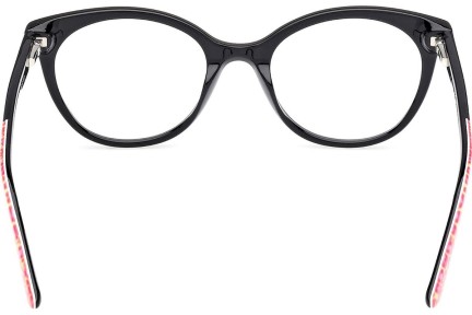 Okulary korekcyjne Guess GU50267 001 Kocie oczy Czarne