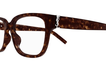 Okulary korekcyjne Saint Laurent SLM150/F 002 Kwadratowe Havana