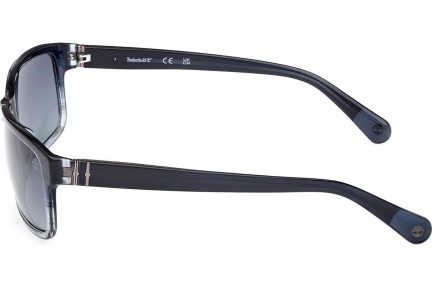 Okulary przeciwsłoneczne Timberland TB00053 92D Polarized Prostokątne Niebieskie