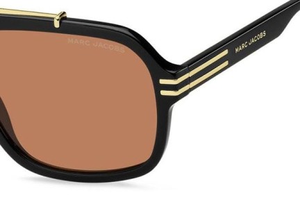 Okulary przeciwsłoneczne Marc Jacobs MARC840/S 8LZ/W7 Kwadratowe Czarne