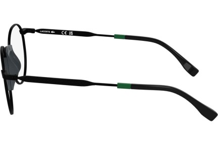 Okulary korekcyjne Lacoste L3114 002 Okrągłe Czarne