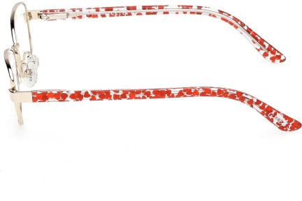 Okulary korekcyjne Guess GU50266 033 Prostokątne Złote