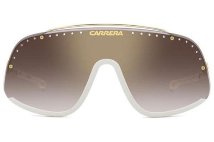 Okulary przeciwsłoneczne Carrera FLAGLAB16 VVP/YK Pojedyncze | Shield Białe