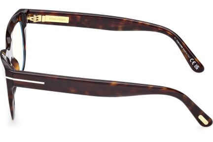 Okulary korekcyjne Tom Ford FT6066-B 052 Prostokątne Havana
