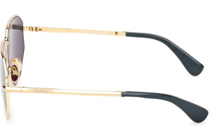Okulary przeciwsłoneczne Max Mara Miller 4 MM0143 30N Kocie oczy Złote
