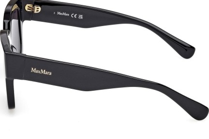 Okulary przeciwsłoneczne Max Mara Glimpse 7 MM0145 01A Kwadratowe Czarne