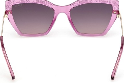 Okulary przeciwsłoneczne Guess GU00216 81B Kocie oczy Fioletowe