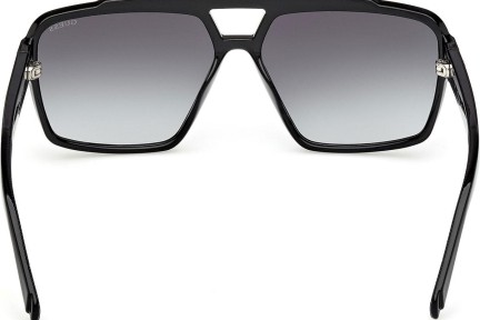 Okulary przeciwsłoneczne Guess GU00223 01B Prostokątne Czarne