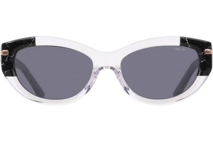 Okulary przeciwsłoneczne Nike IH0918X 900 Kocie oczy Przezroczyste