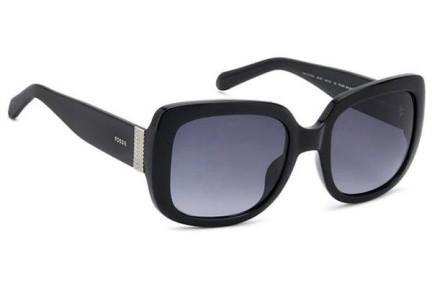 Okulary przeciwsłoneczne Fossil FOS2157/G/S 807/9O Kocie oczy Czarne